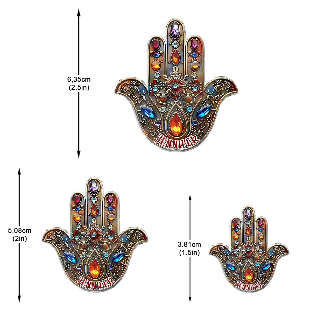 Inner Peace - Personalized Yoga Earrings