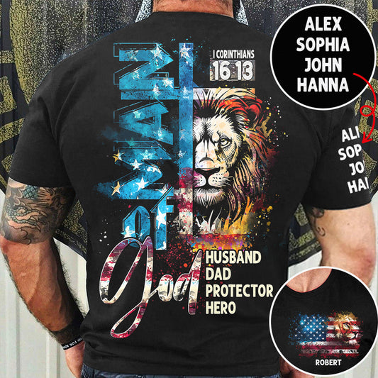 Homme de Dieu - T-shirt personnalisé Père