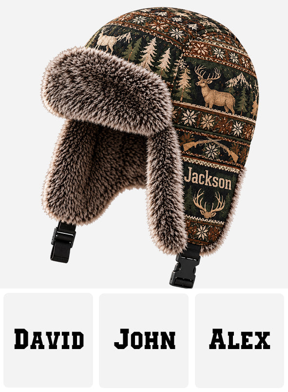 Born To Hunt - Personalized Hunting Trapper Hat