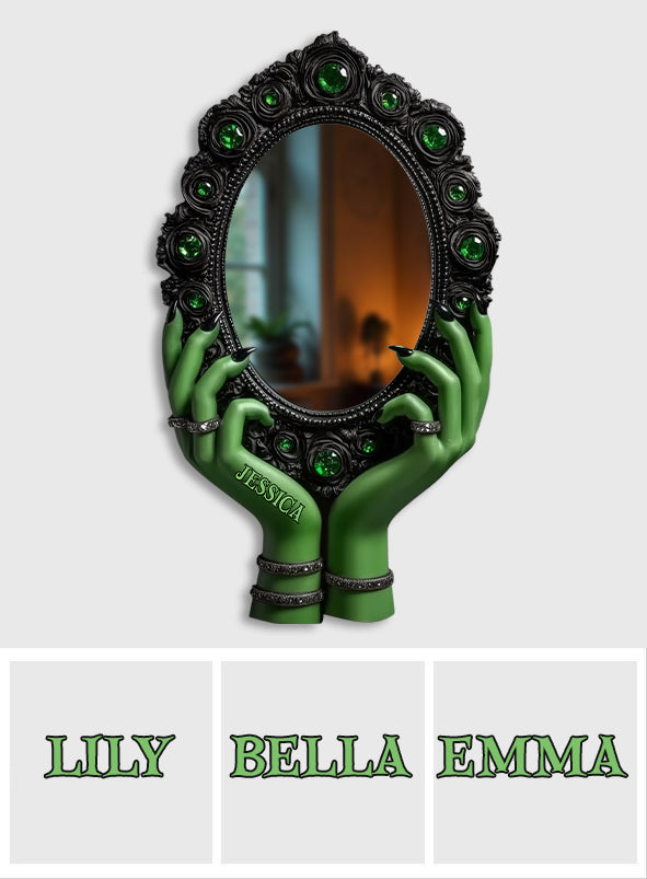 Mains de sorcière mystérieuses - Miroir mural personnalisé de sorcière