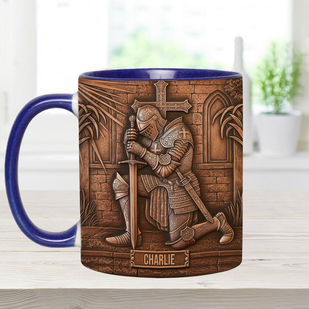 Mug personnalisé chrétien « Chevalier de Dieu »