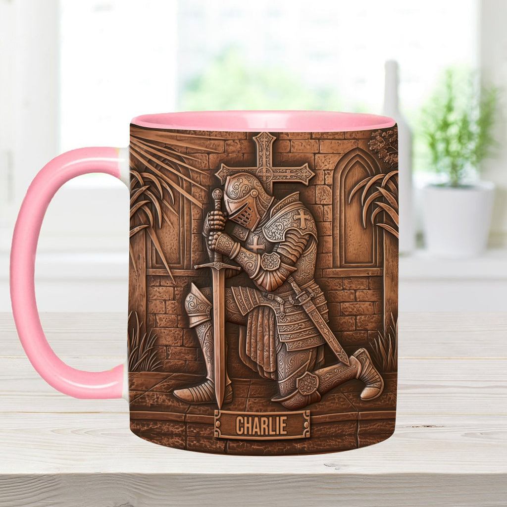 Mug personnalisé chrétien « Chevalier de Dieu »