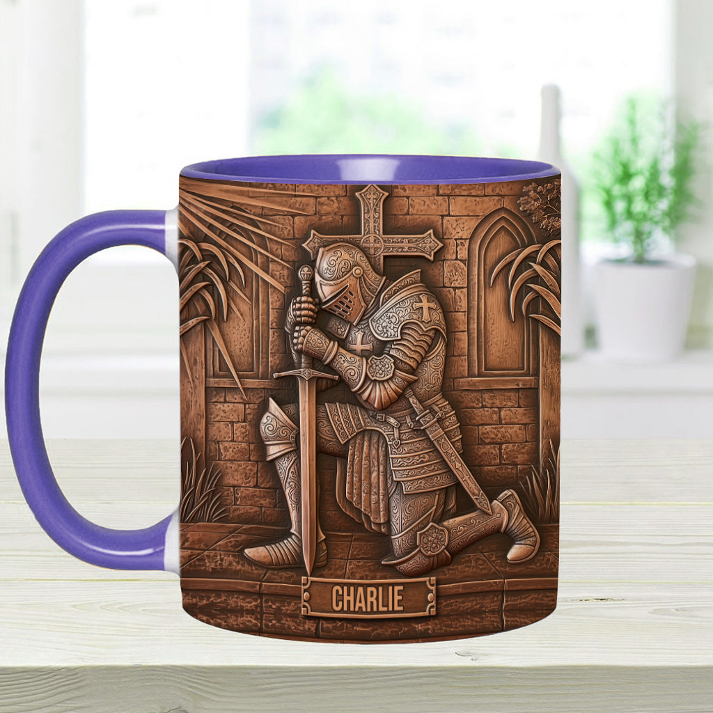 Mug personnalisé chrétien « Chevalier de Dieu »