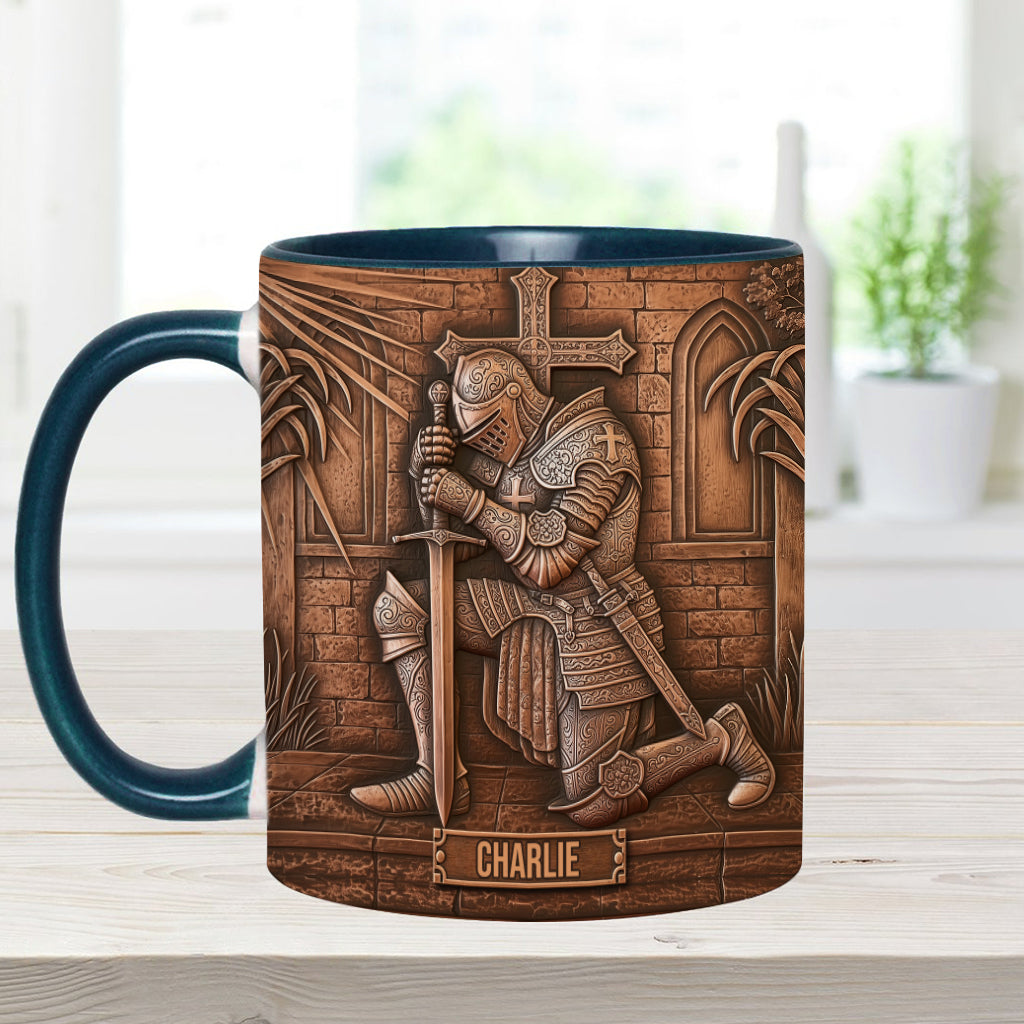 Mug personnalisé chrétien « Chevalier de Dieu »