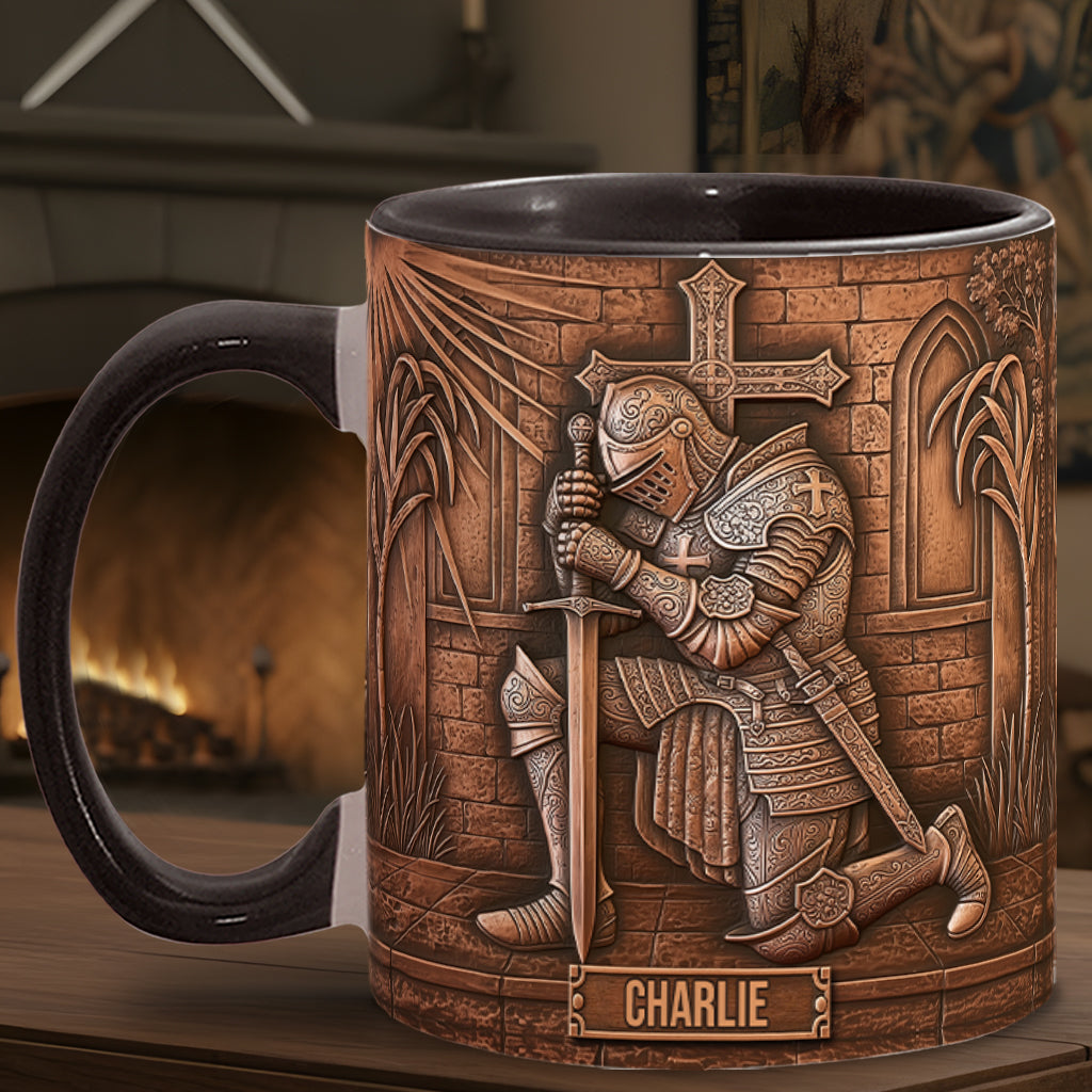 Mug personnalisé chrétien « Chevalier de Dieu »