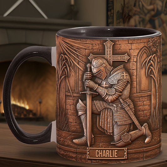 Mug personnalisé chrétien « Chevalier de Dieu »