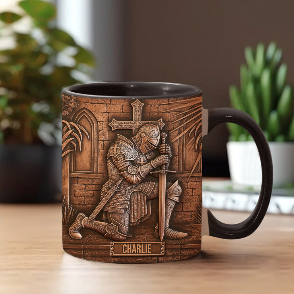 Mug personnalisé chrétien « Chevalier de Dieu »