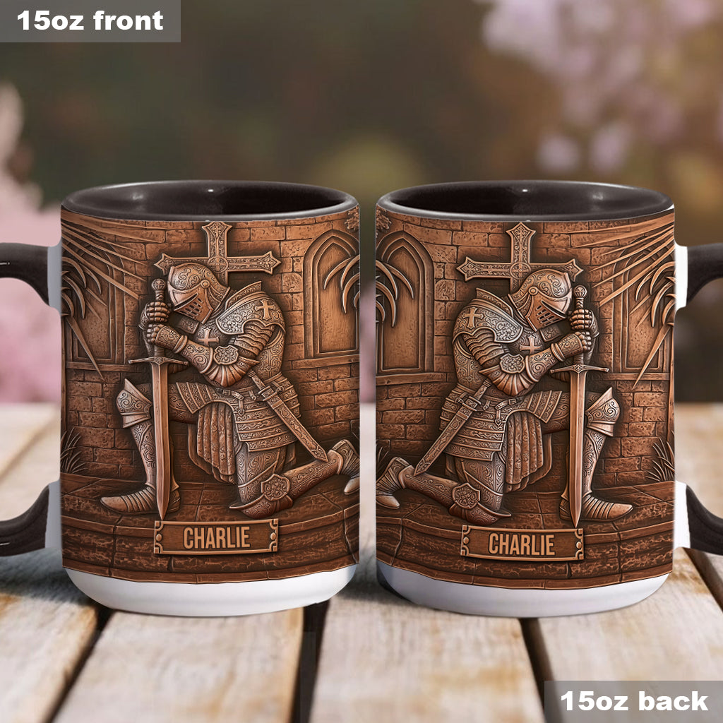 Mug personnalisé chrétien « Chevalier de Dieu »