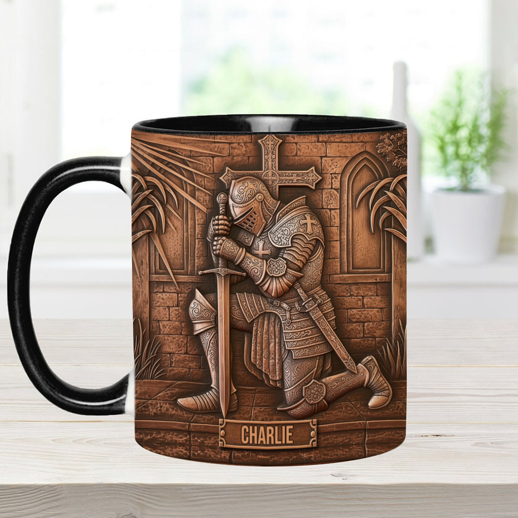 Mug personnalisé chrétien « Chevalier de Dieu »