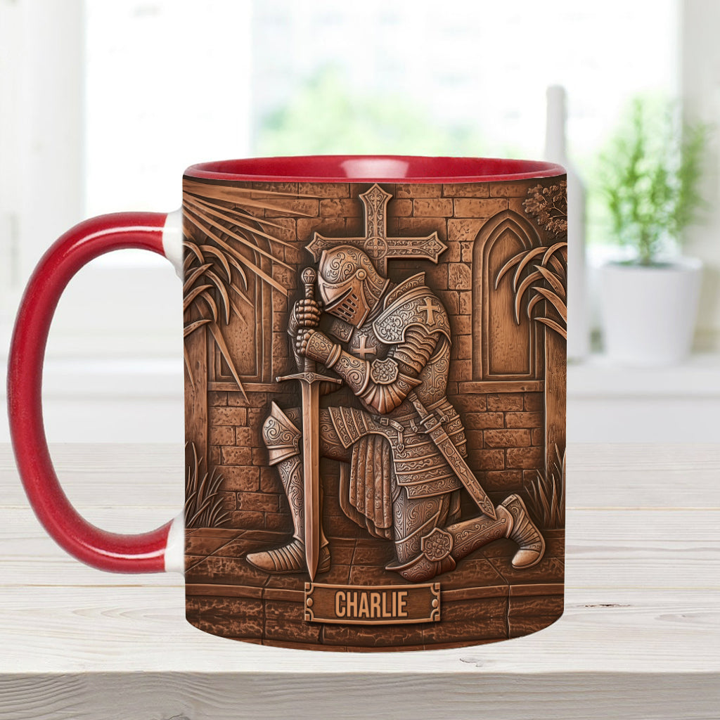 Mug personnalisé chrétien « Chevalier de Dieu »