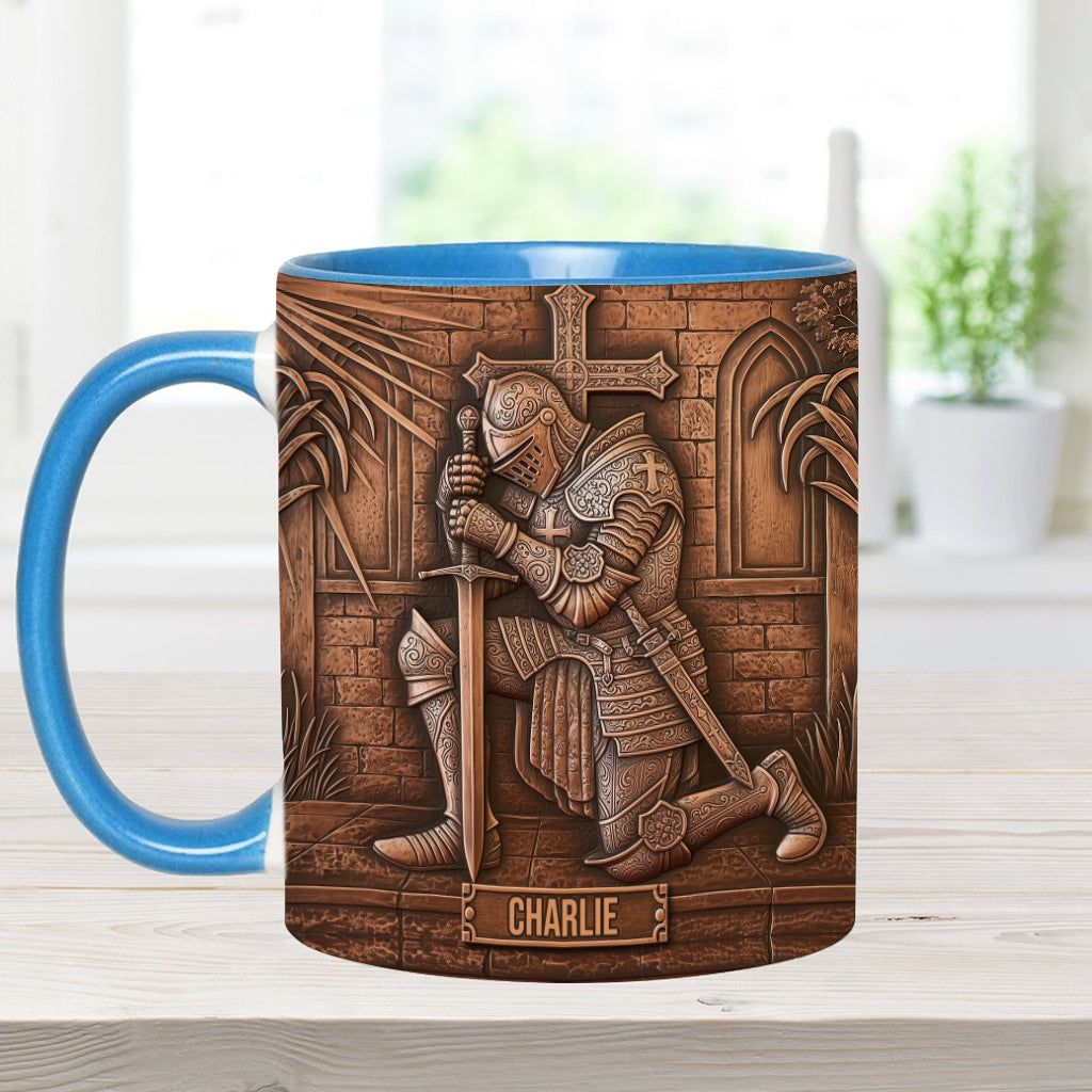 Mug personnalisé chrétien « Chevalier de Dieu »