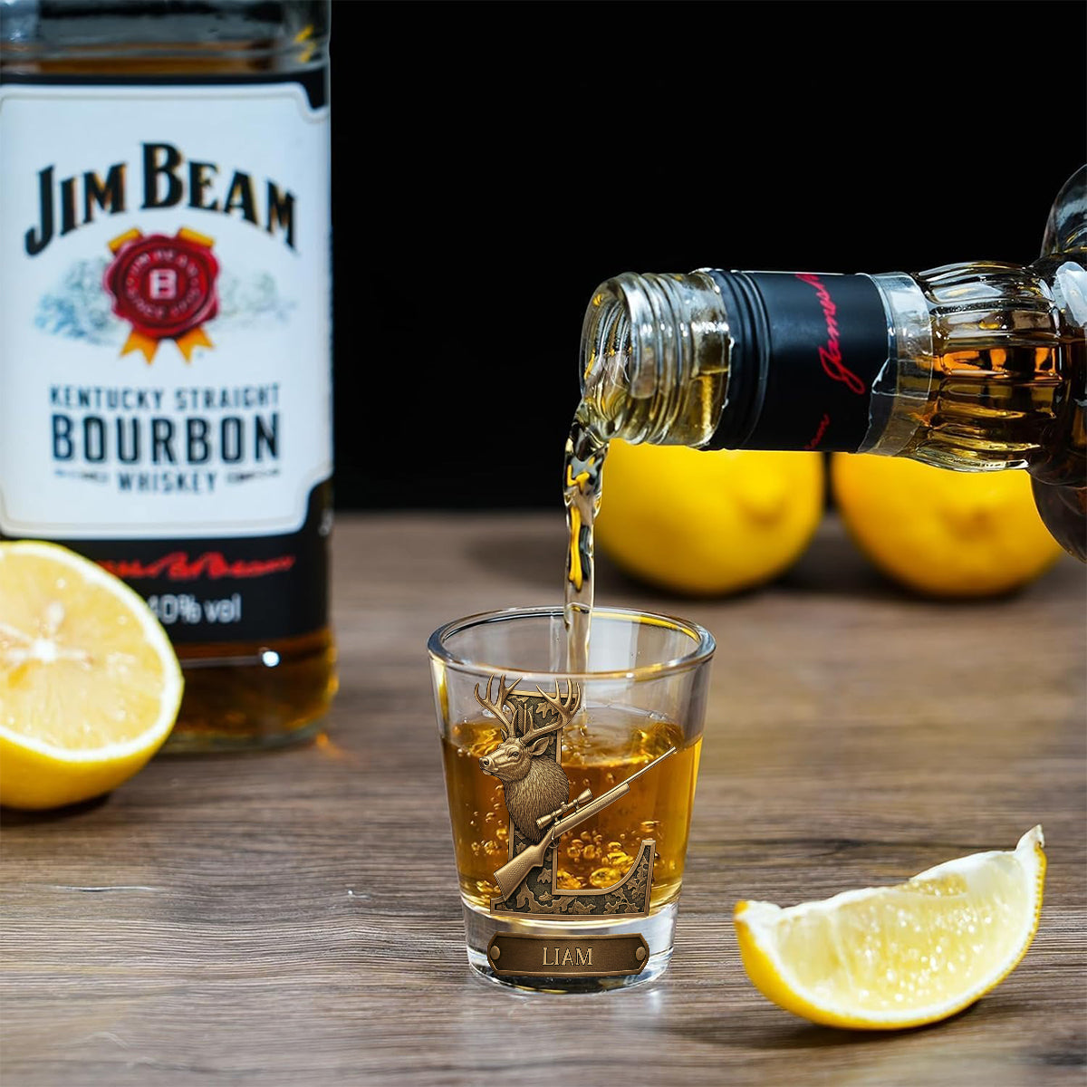 Ensemble de verres à shot personnalisés pour la chasse - Passionné de chasse