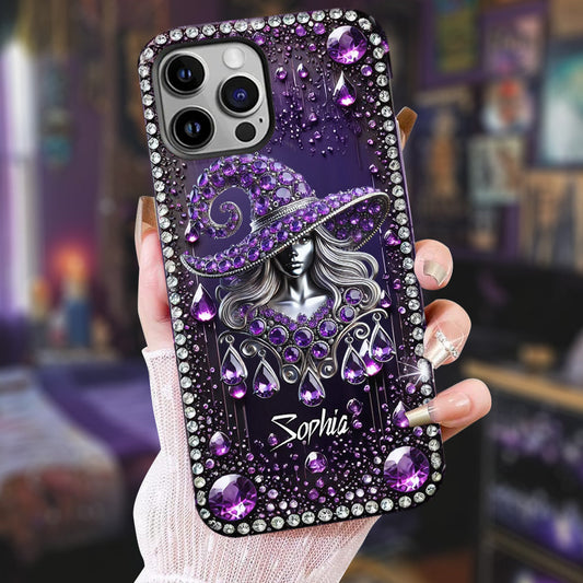 La Sorcière - Coque de téléphone personnalisée avec imprimé intégral sur le thème de la sorcière