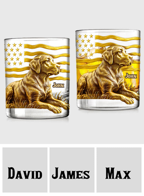 Verre à whisky personnalisé pour chien, cadeau idéal pour les amoureux des chiens, toutes races confondues.