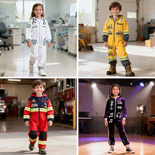 Cadeau idéal pour les enfants : Combinaison à capuche personnalisée - Combinaison de rêve pour enfant