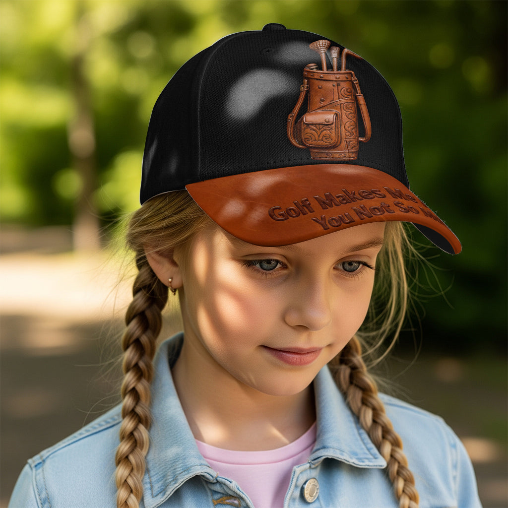 Le golf me rend heureux - Casquette de golf classique personnalisée