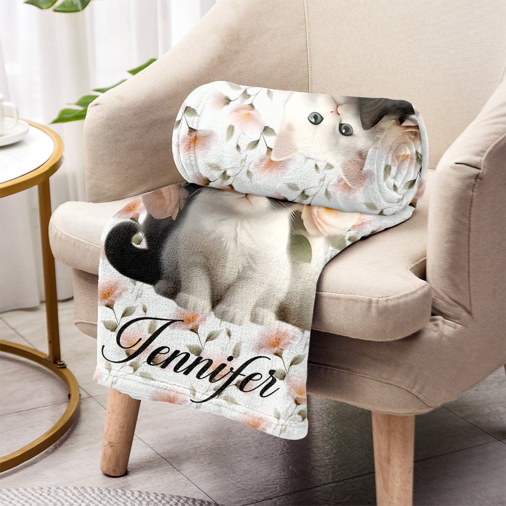 Cute Kittens - Personalized Cat Blanket
