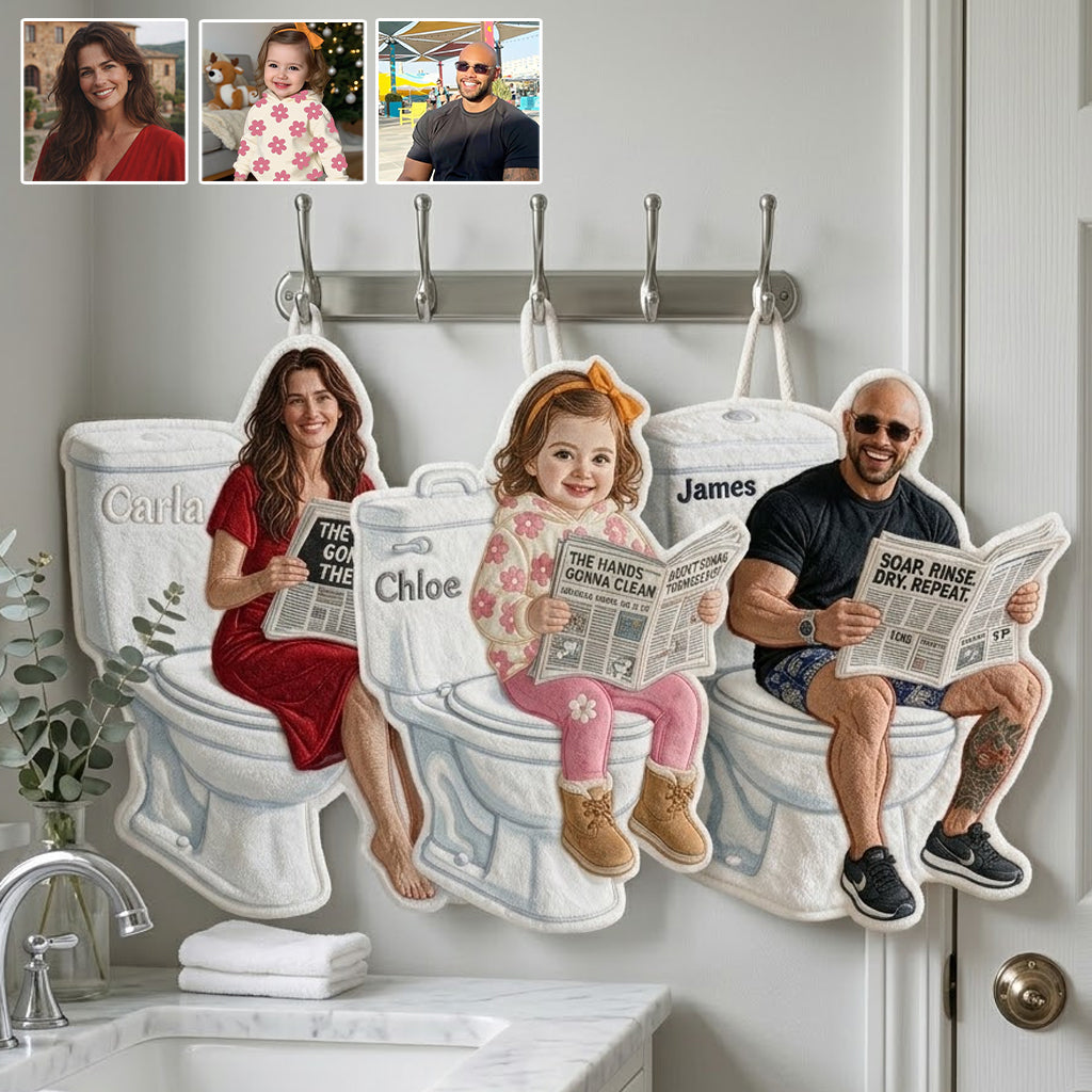 I Dry What The Soap Can't Fix - Personalized Family Hand Towel