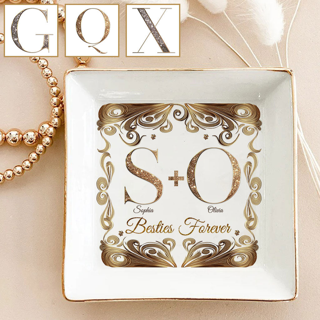 Meilleures amies pour toujours - Porte-bijoux personnalisé pour meilleures amies