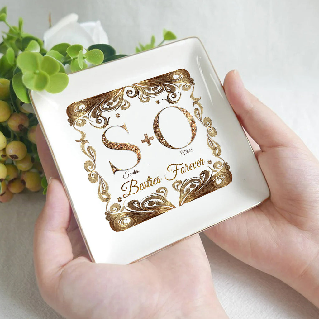 Meilleures amies pour toujours - Porte-bijoux personnalisé pour meilleures amies