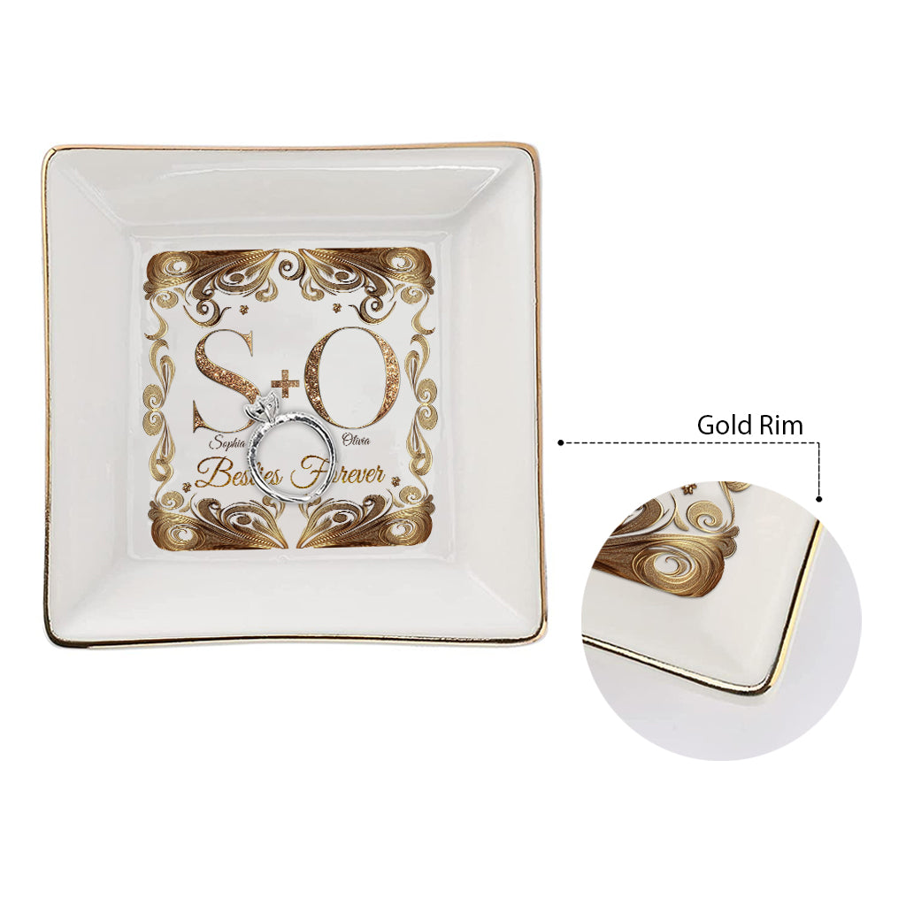 Meilleures amies pour toujours - Porte-bijoux personnalisé pour meilleures amies