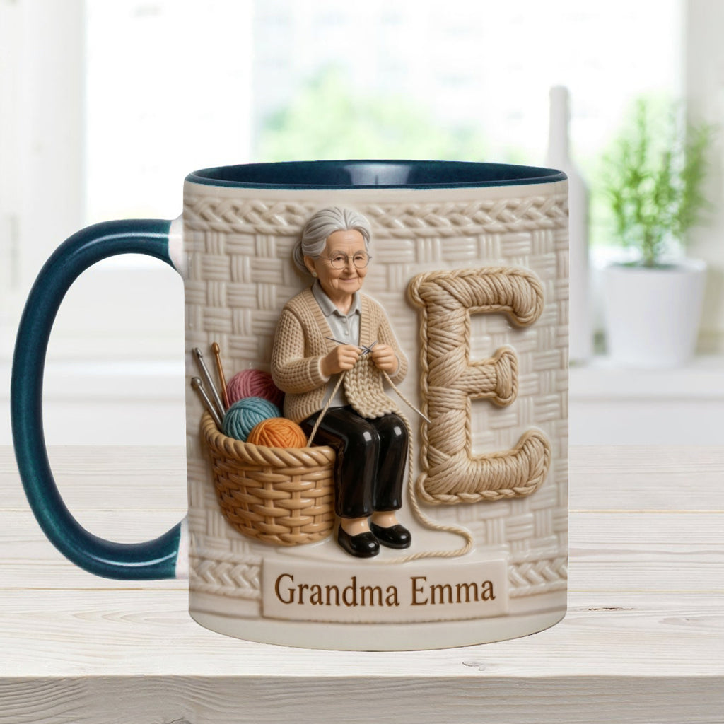Custom Any Photo, Love Crocheting - Personalized Crocheting Accent Mug