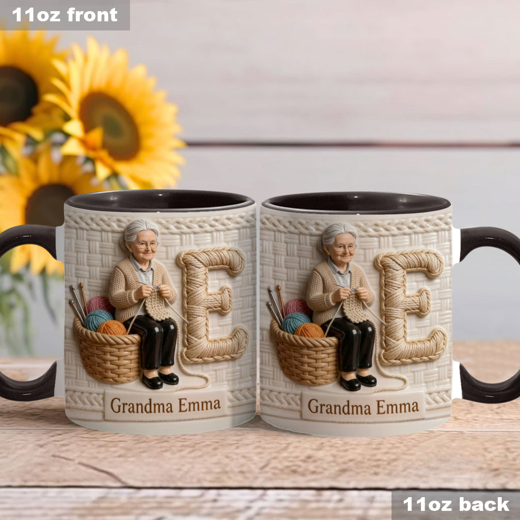 Custom Any Photo, Love Crocheting - Personalized Crocheting Accent Mug