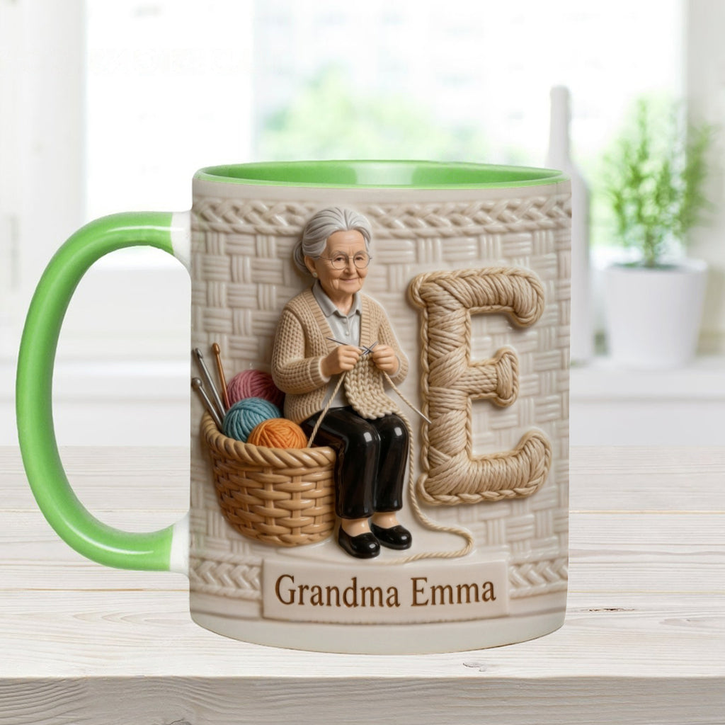 Custom Any Photo, Love Crocheting - Personalized Crocheting Accent Mug