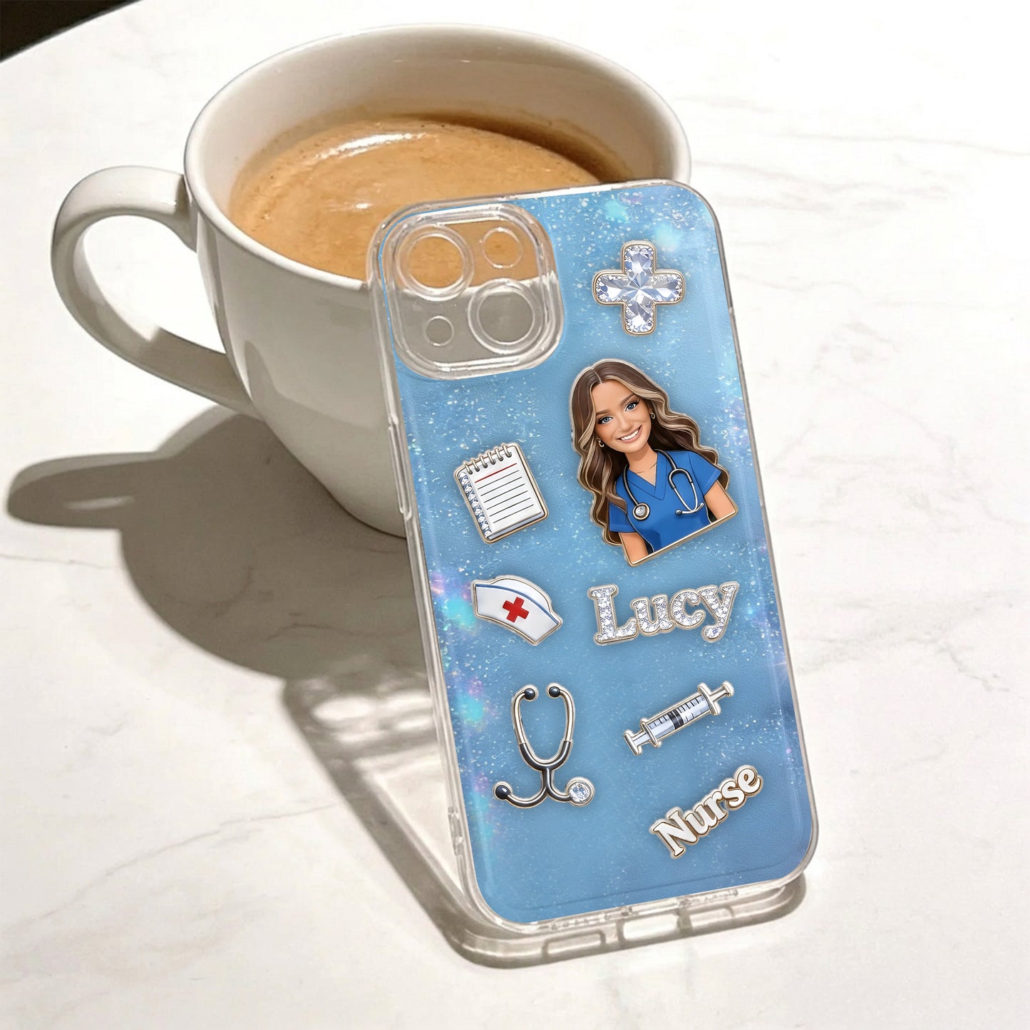 Best Nurse Ever - Personalized Nurse Shaker Phone Case