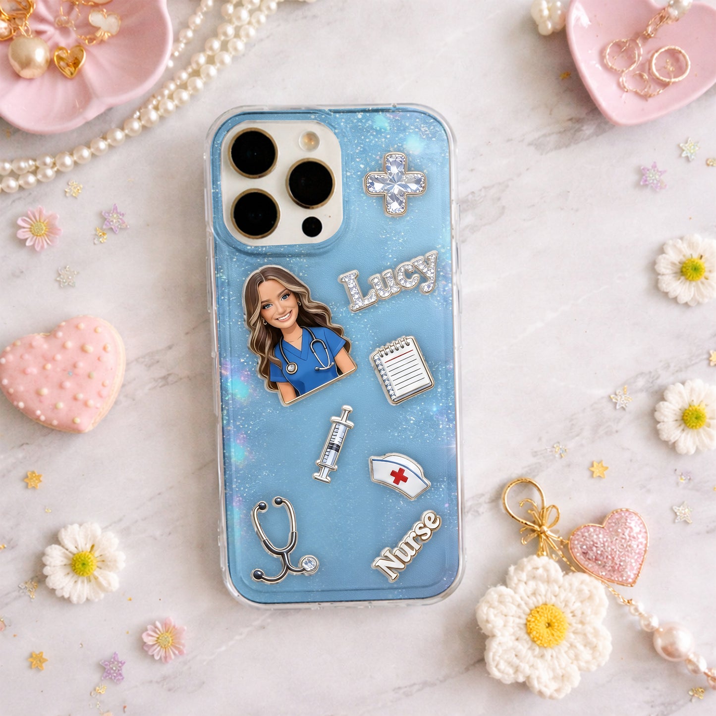 Best Nurse Ever - Personalized Nurse Shaker Phone Case