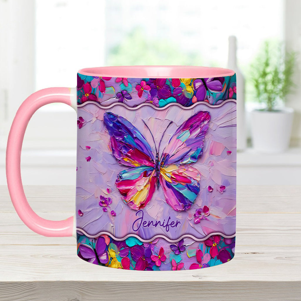 Mug personnalisé à motif papillon - Magnifique papillon