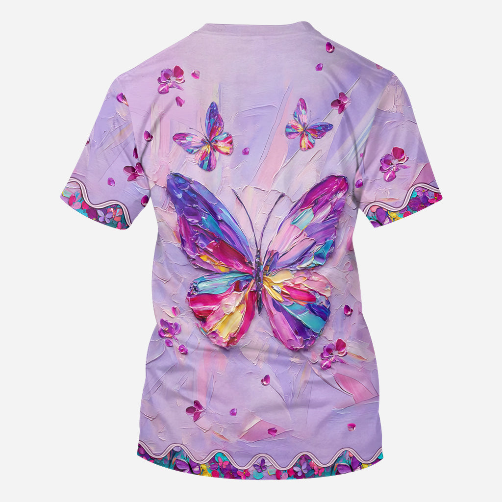 Magnifique papillon - T-shirt personnalisé à motif papillon intégral