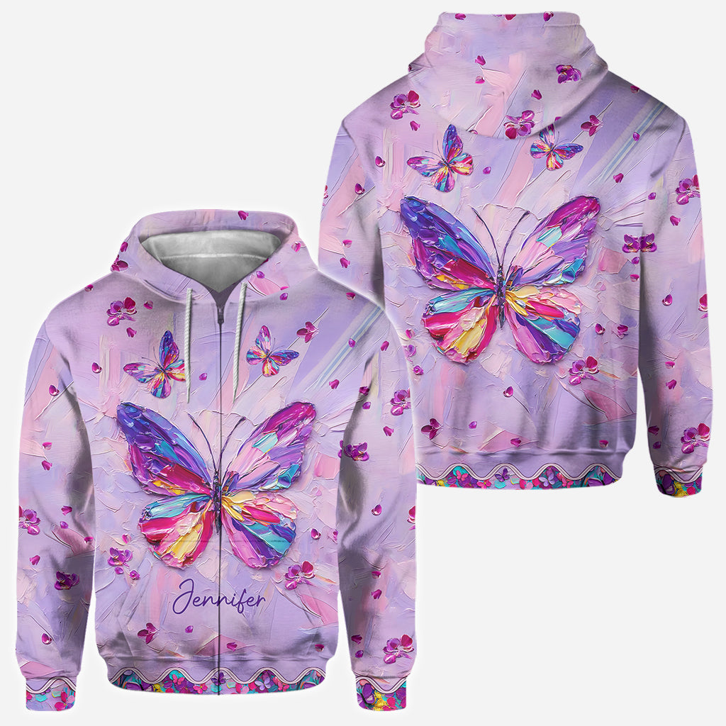 Magnifique papillon - T-shirt personnalisé à motif papillon intégral