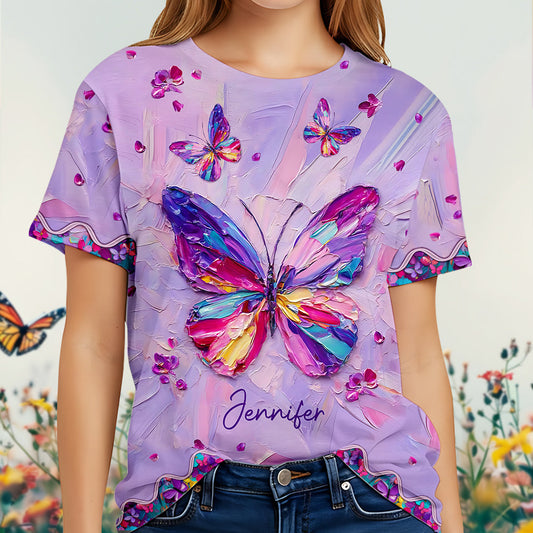 Magnifique papillon - T-shirt personnalisé à motif papillon intégral