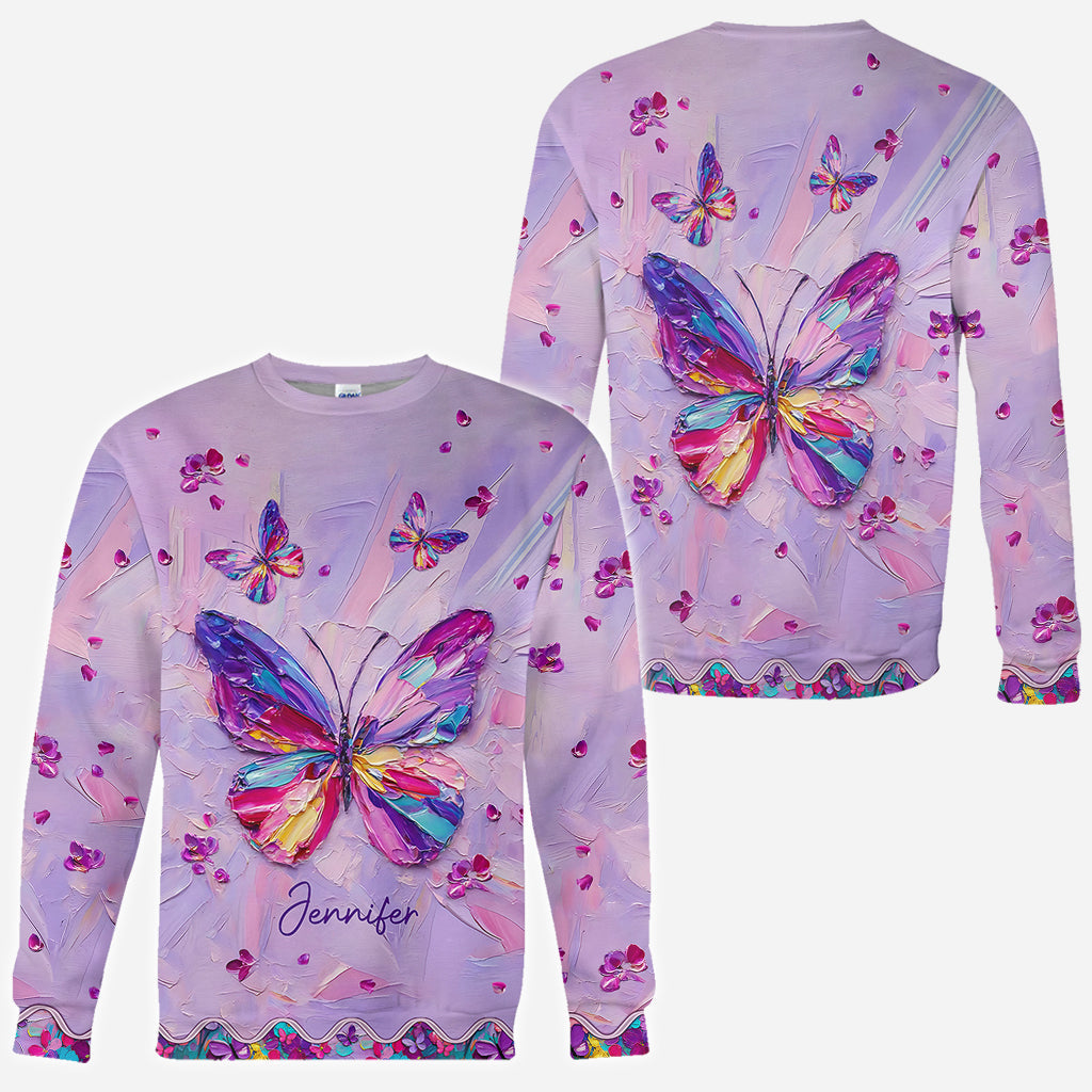 Magnifique papillon - T-shirt personnalisé à motif papillon intégral