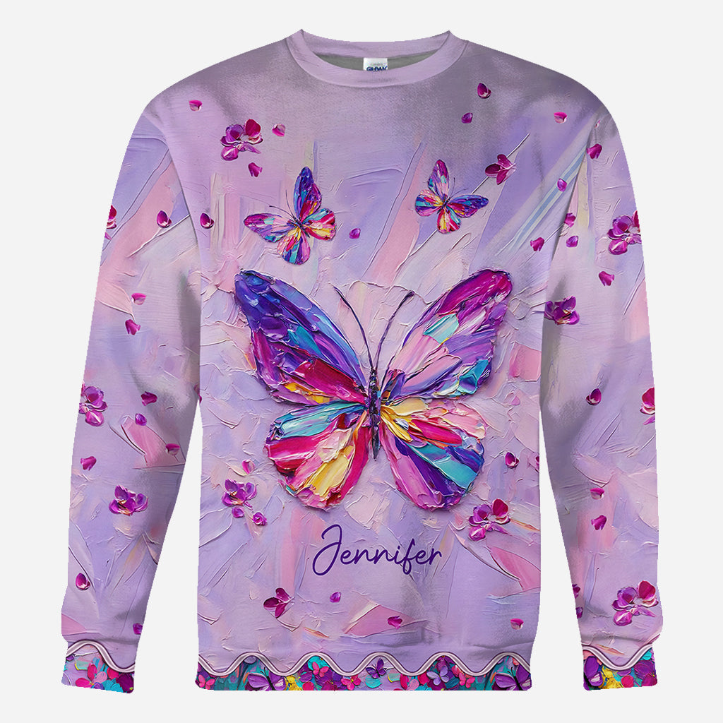 Magnifique papillon - T-shirt personnalisé à motif papillon intégral