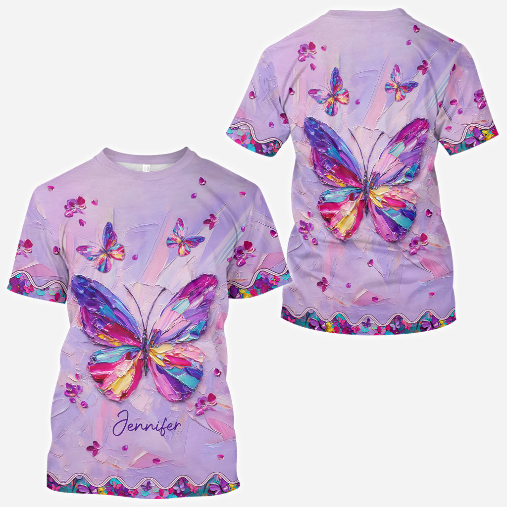 Magnifique papillon - T-shirt personnalisé à motif papillon intégral