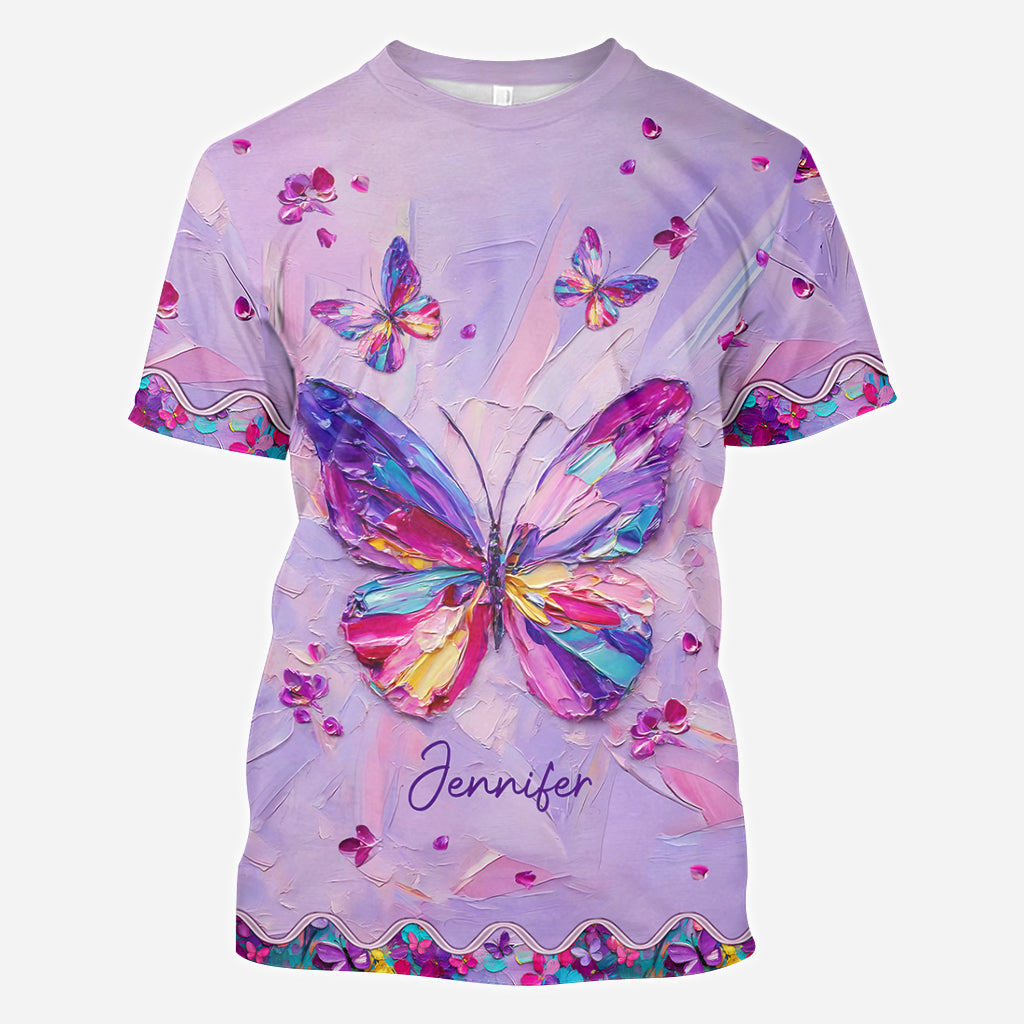 Magnifique papillon - T-shirt personnalisé à motif papillon intégral