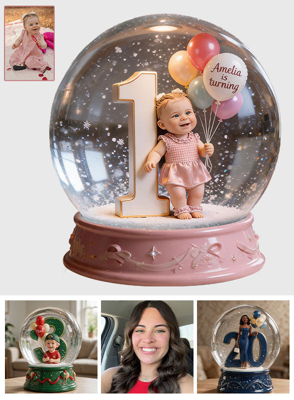Custom From Any Photo - Personalized Birthday 2-Side Printed Acrylic Plaque