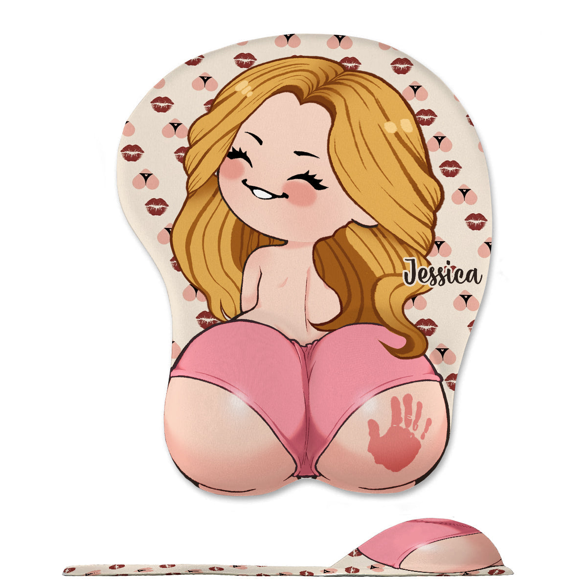 Tapis de souris 3D personnalisé pour couple drôle et coquin