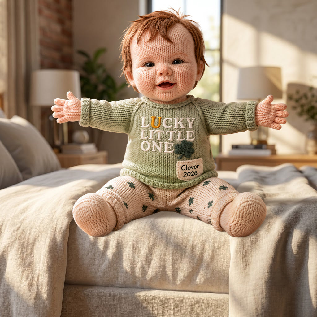Custom From Any Photo - Personalized Kid Posable Plush Doll
