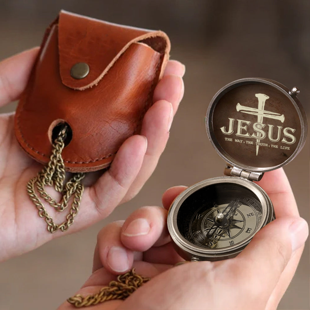 Faith Hope Love - Personalized Christian Compass