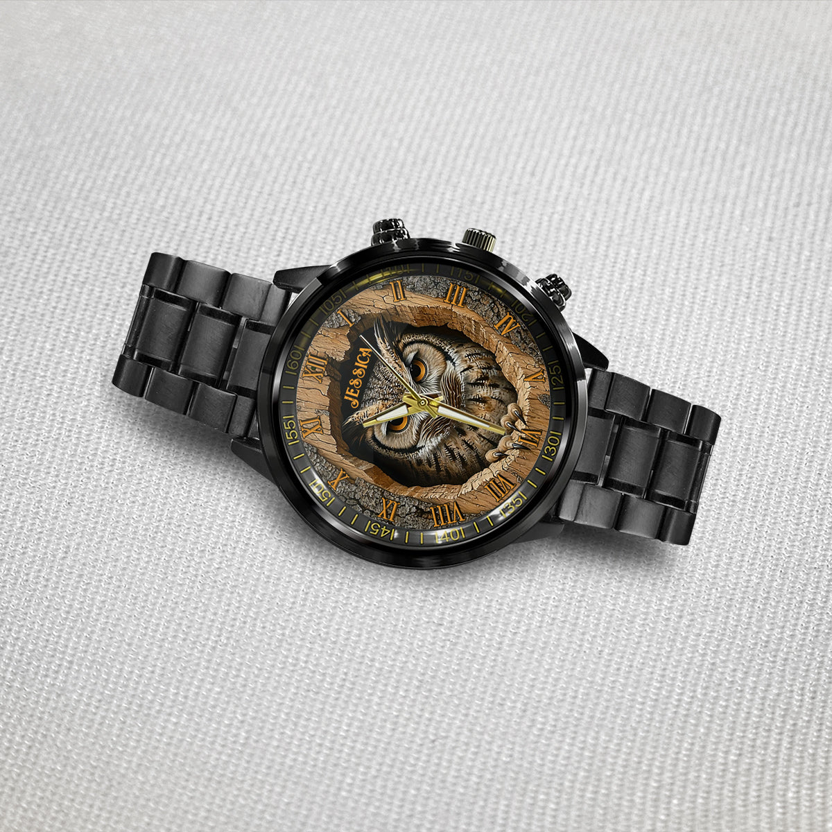 Montre-bracelet hibou personnalisée Love Owls