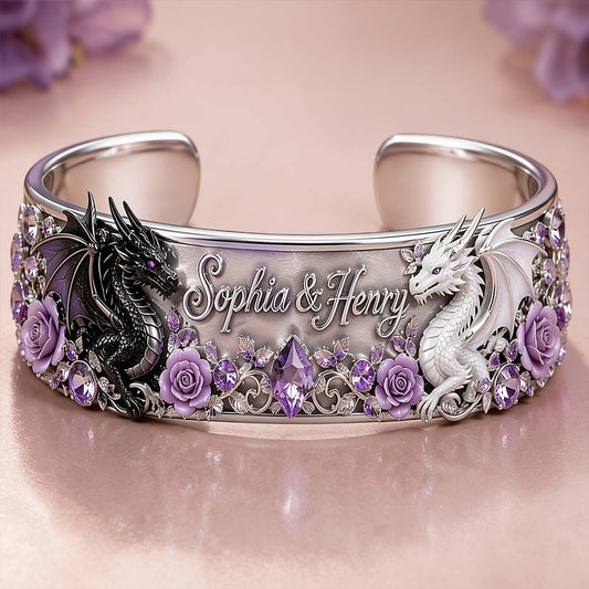 Vous & Moi, Nous Avons Ça - Bracelet Personnalisé en Forme de Dragon