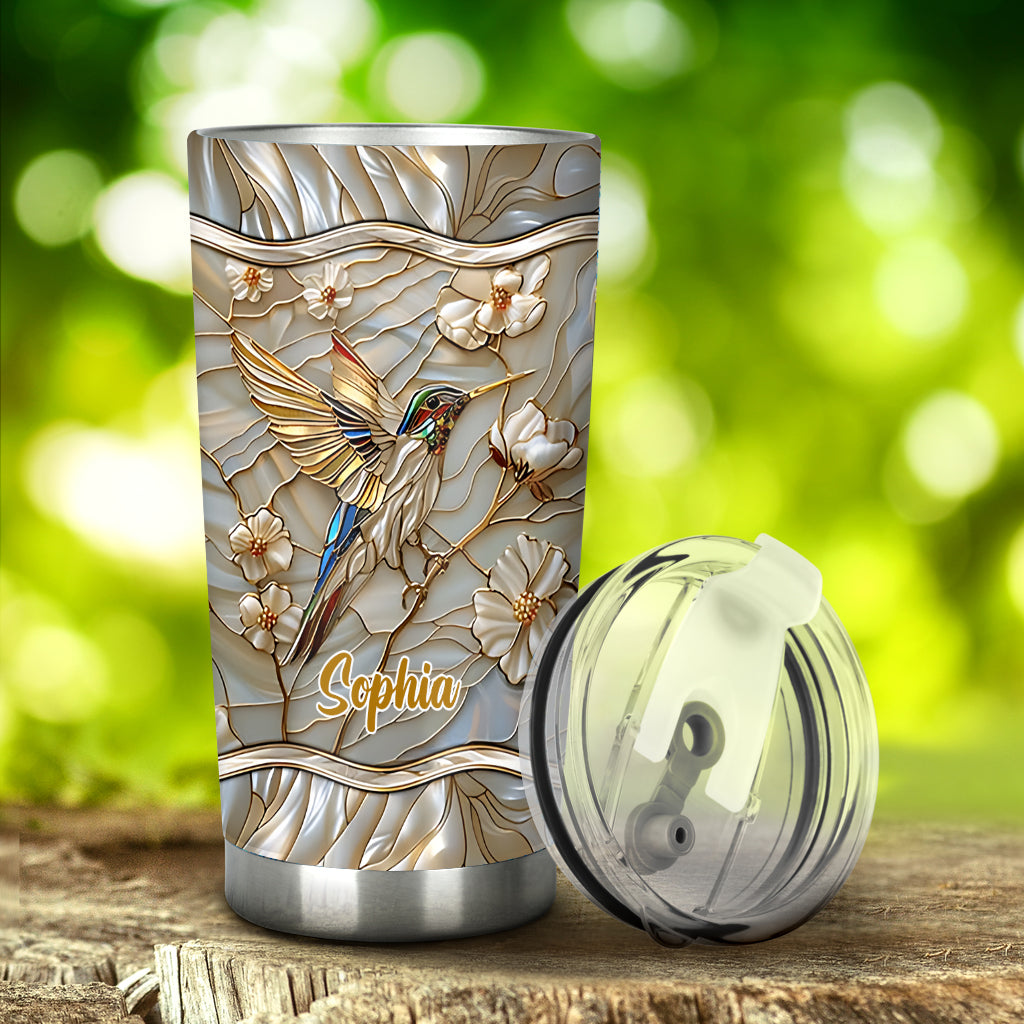 Gobelet de jardinage personnalisé « J’adore les colibris »