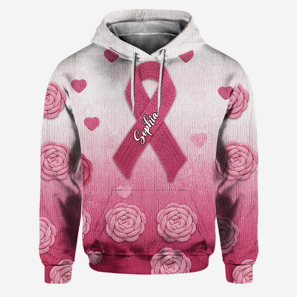 We Wear Pink - Personalized Breast Cancer Awareness Hoodie and Leggings