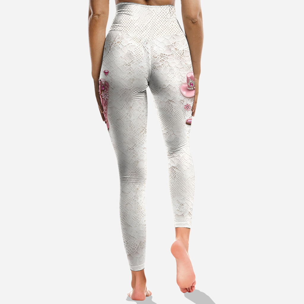 Strong Cowgirl - Personalized Cowgirl Hoodie and Leggings