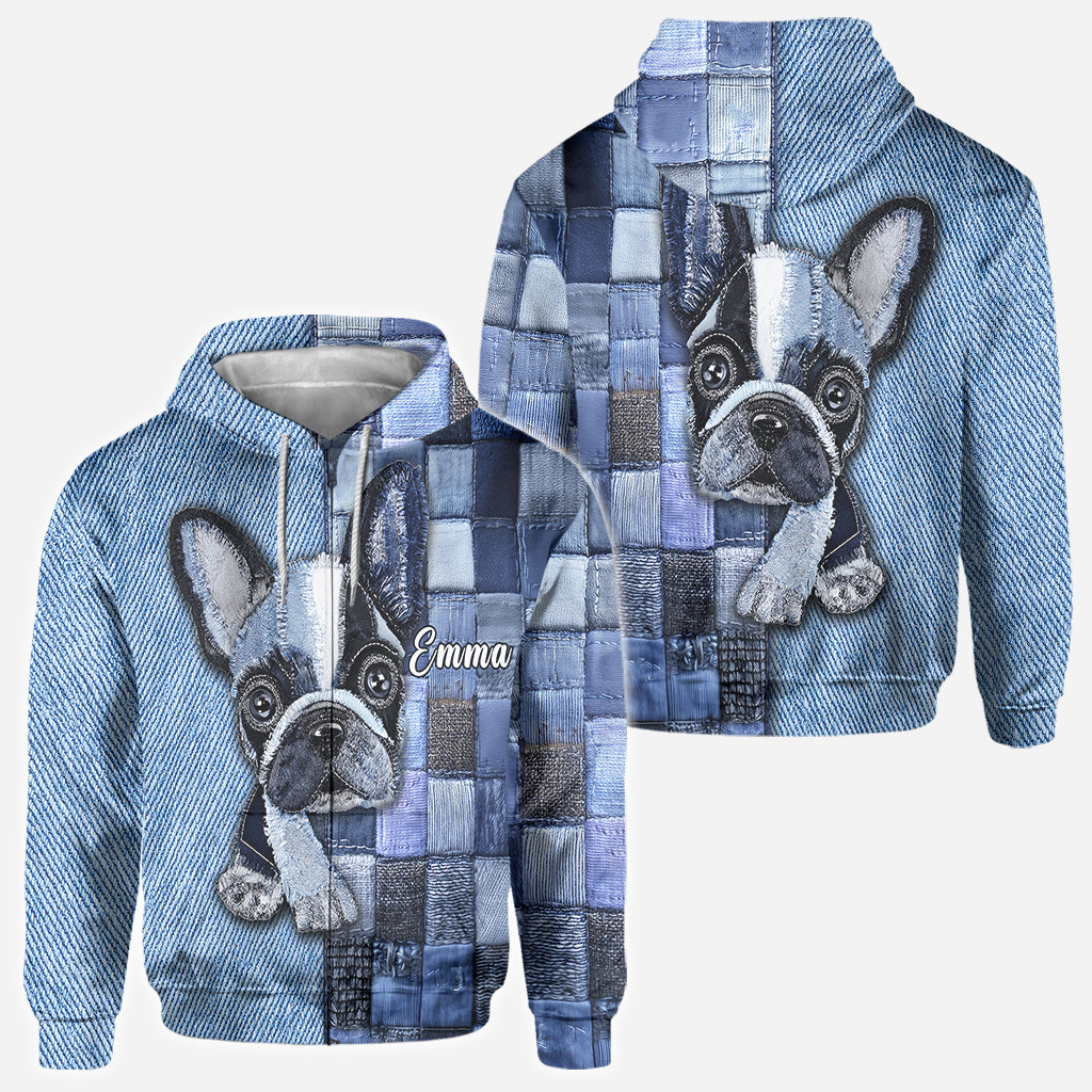 T-shirt personnalisé « Love Dog » avec un chien