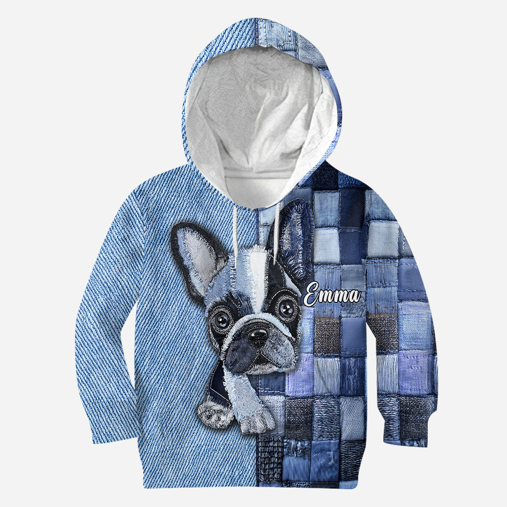 T-shirt personnalisé « Love Dog » avec un chien