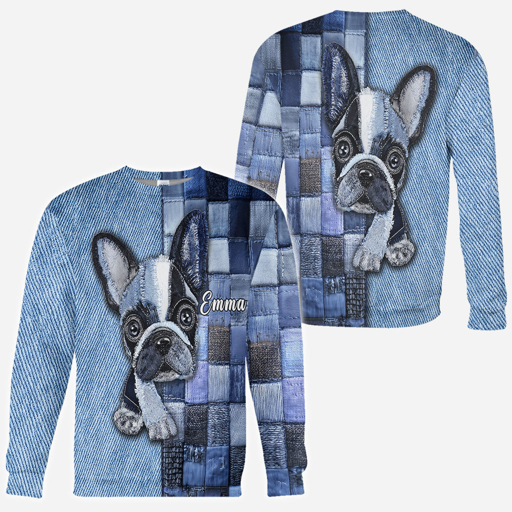 T-shirt personnalisé « Love Dog » avec un chien